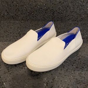 Rothy’s white slip on tennis shoes size 6